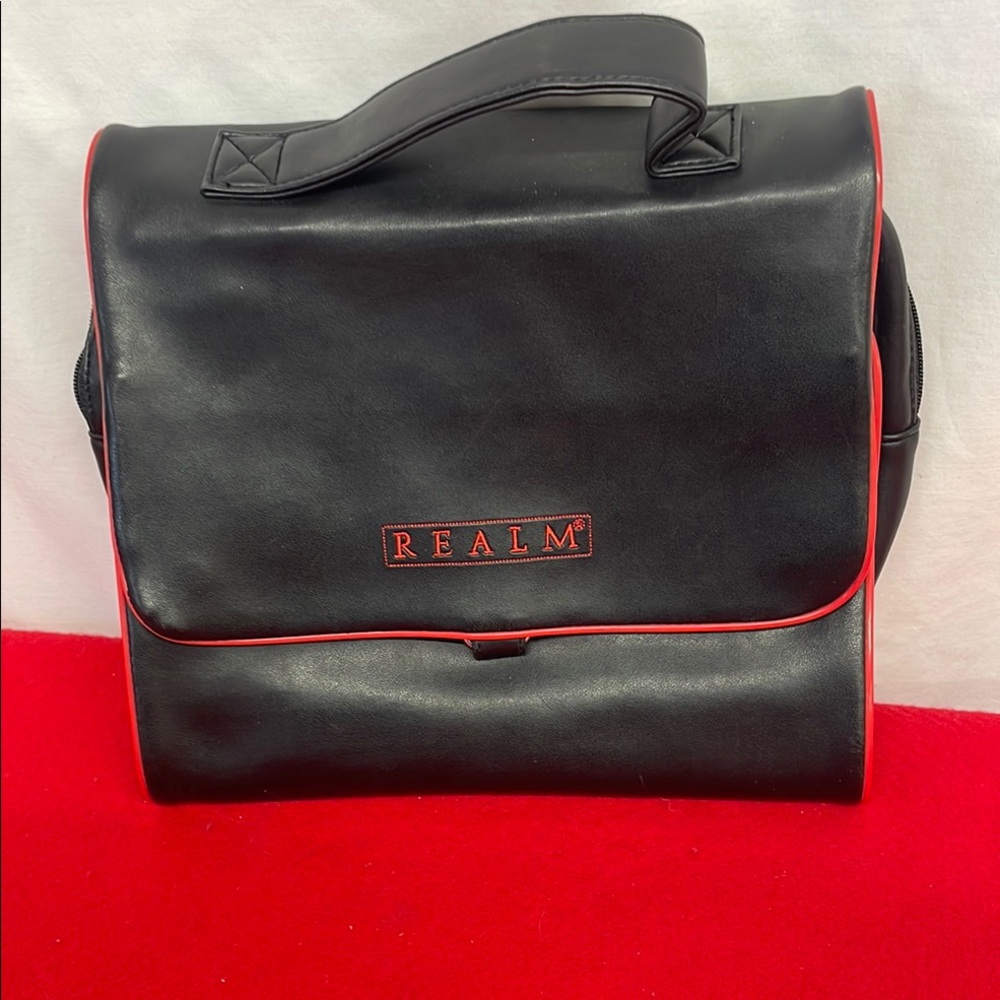 Realme Black and Red Men's Bag